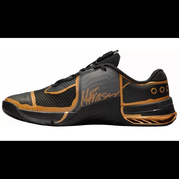 Nike Metcon 7 Mat Fraser Black & Gold CrossFit Sneakers *NIB* - Picture 3 of 10